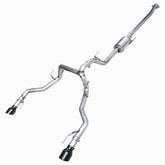 AWE 0FG Non-Resonated Catback for '21+ Ford F-150 Tremor (With Bumper Cutouts) - Diamond Black Tips - Primary